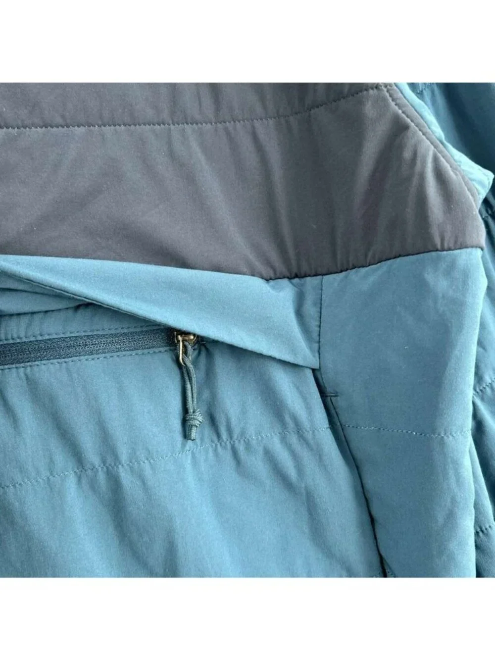 The North Face Mountain Sweatshirt 3.0 Anorak Jacket Men's Medium Blue Quilted